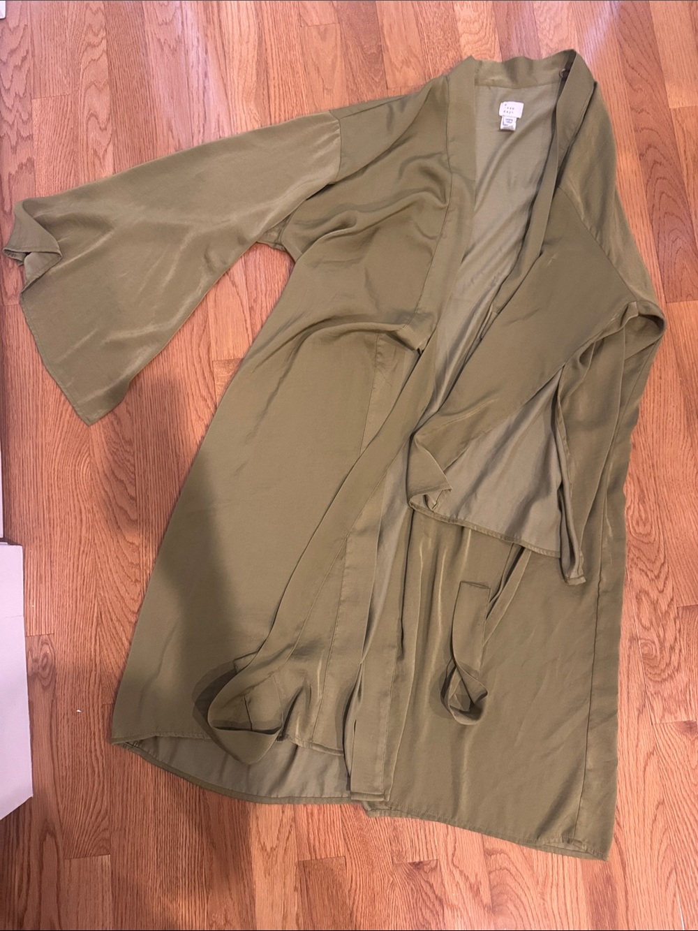 a new day Olive Wrap Kimono Cardigan